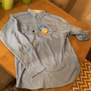 men’s Columbia Omni Shade Fishing Shirt